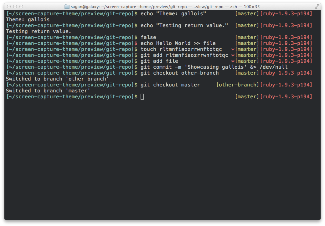 oh my zsh themes