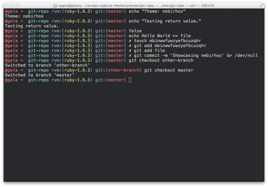 Browse zsh themes 75