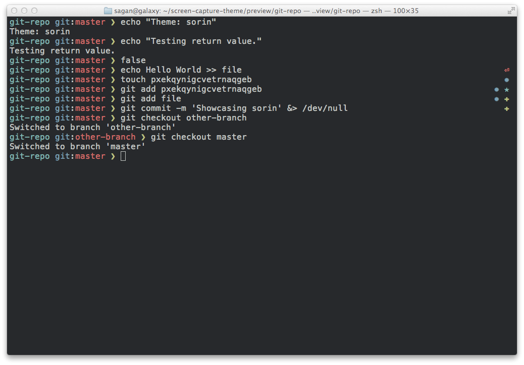 Browse zsh themes 93