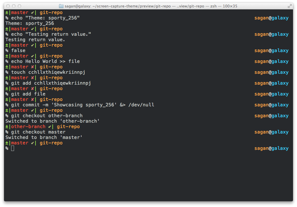 Browse zsh themes 94